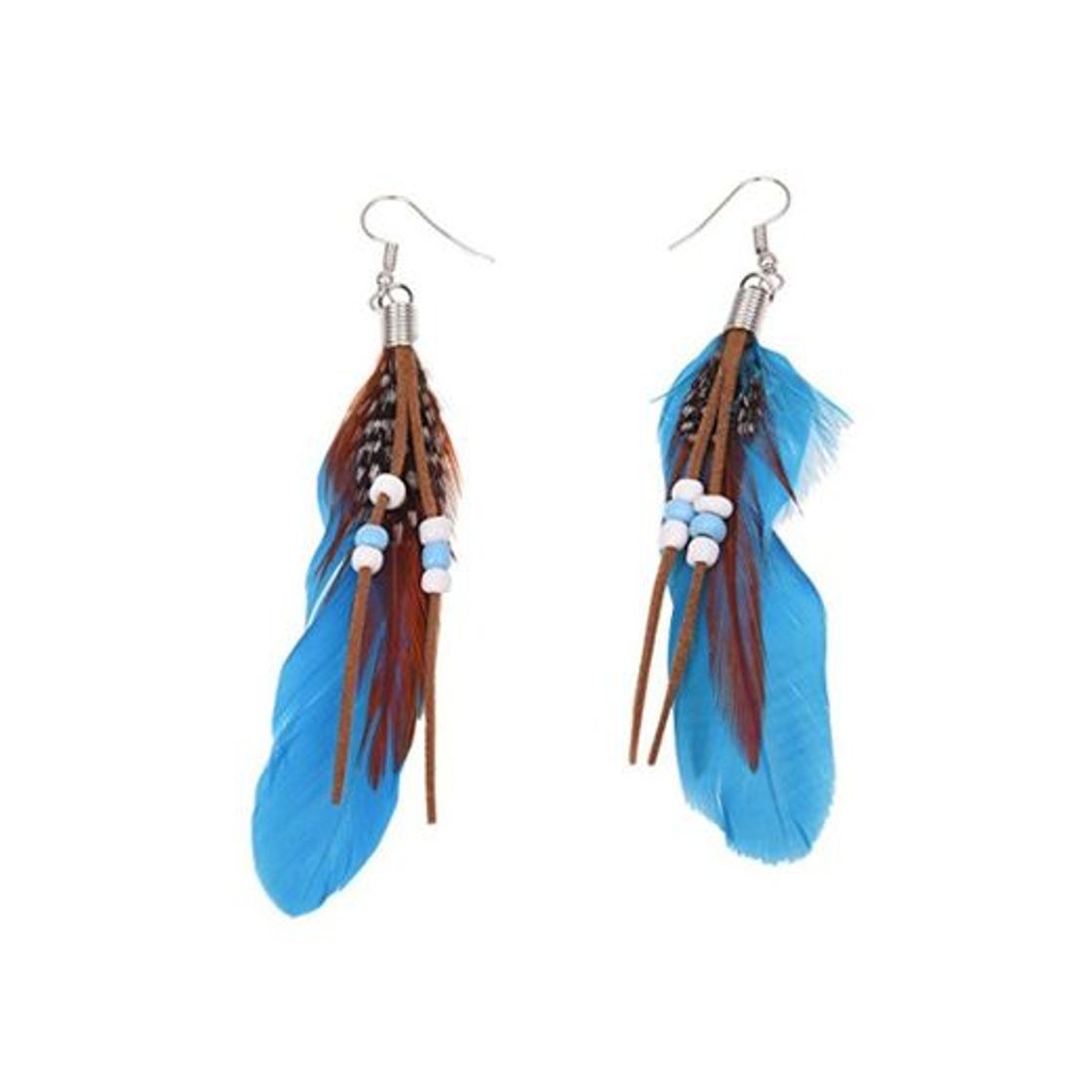 Products SODIAL(R) Par Aretes para senoras gancho de pesca decoracion de cuenta falsa