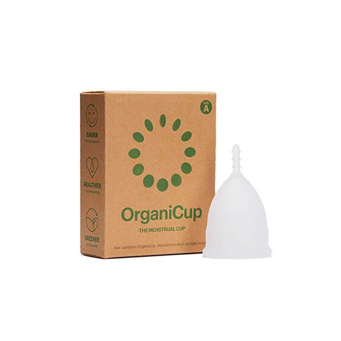 Social Copa menstrual OrganiCup - Talla A/pequeña - Ganadora del los AllergyAwards 2019