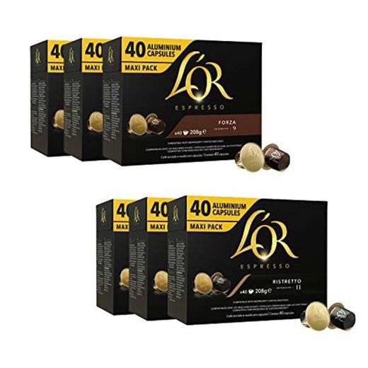 L'OR Espresso Café Maxi Pack bundle - Nespresso® * Cápsulas de café