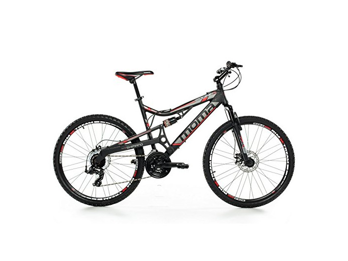 Product Moma Bikes Bicicleta Montaña  EQX 26"Alu, SHIMANO 24V, Doble Freno Disco,