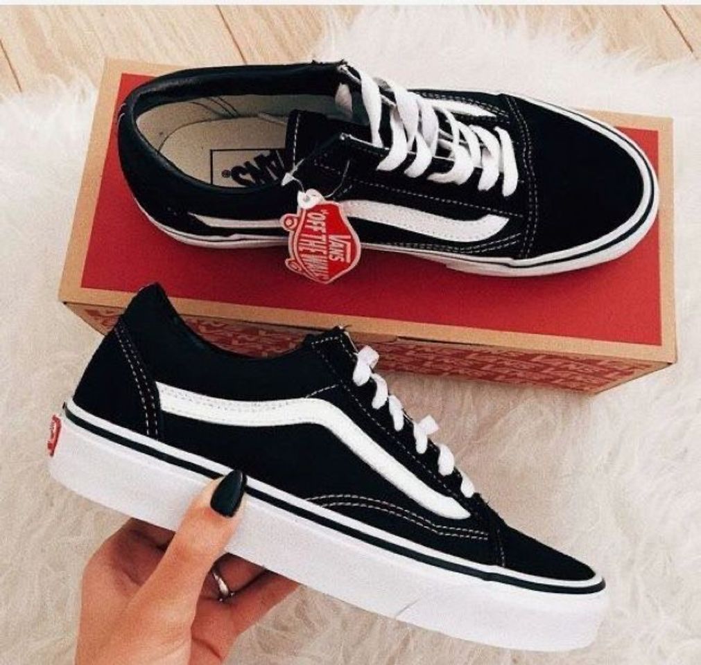 Moda vans old school preto 