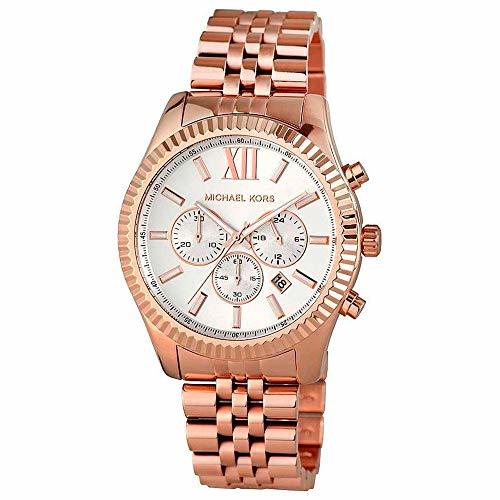 Producto Michael Kors MK8313 Men's Lexington Chronograph Rose-Tone Stainless Steel Silver-Tone Dial