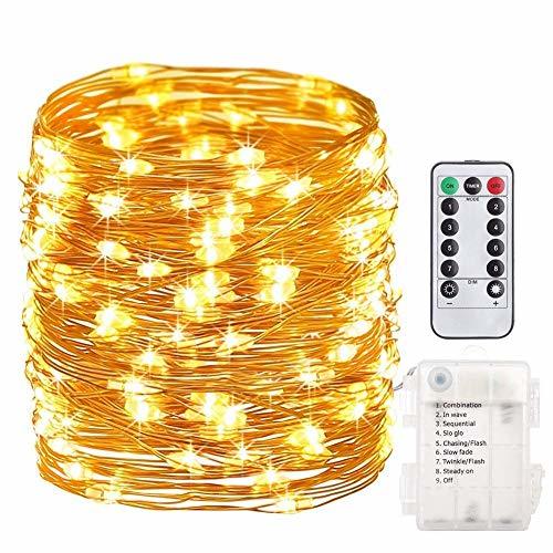 Producto Luces de cadena LED de cobre Fairy Christmas Light con control remoto