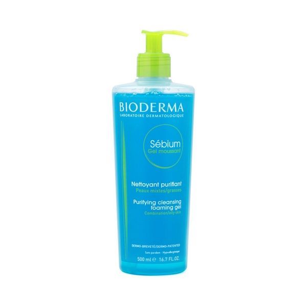Social Bioderma Sebium Gel Moussant Nettoyant Purifiant 500 ml