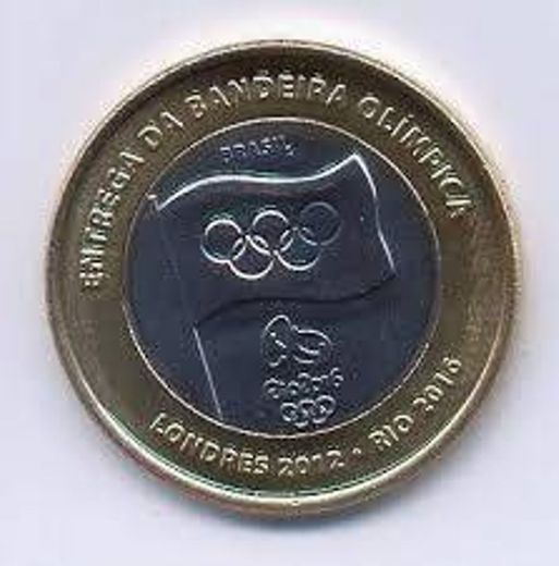 Valor da moeda entrega da bandeira olímpica - YouTube