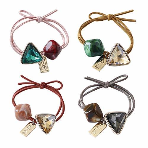 Cintas Lazos Del Pelo Diadema Mujer Elástico Ponytail Holder Cuerda Banda Gomas