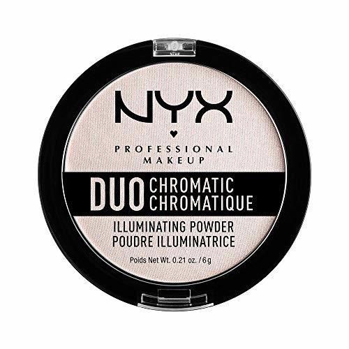 Nyx Professional Makeup Polvos Iluminadores Duo Chromatic Tono  4  Snow