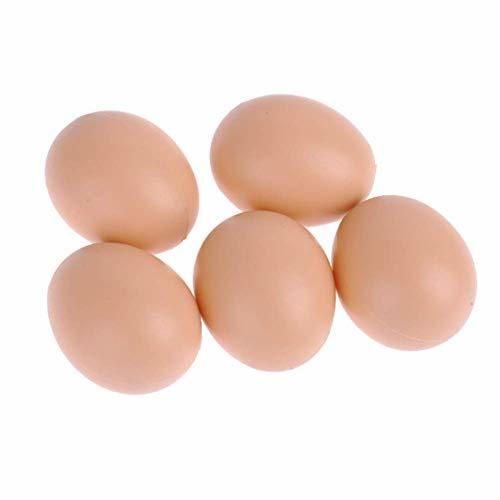 Molinter - Huevos Artificiales de plástico para gallinas, Aves de Corral, para