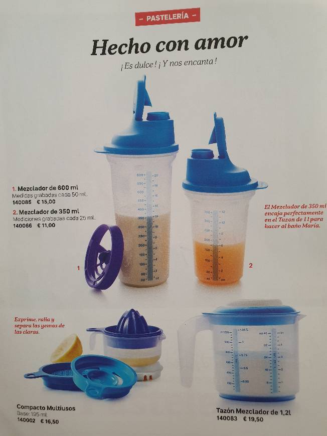 Producto Mezcladores Tupperware