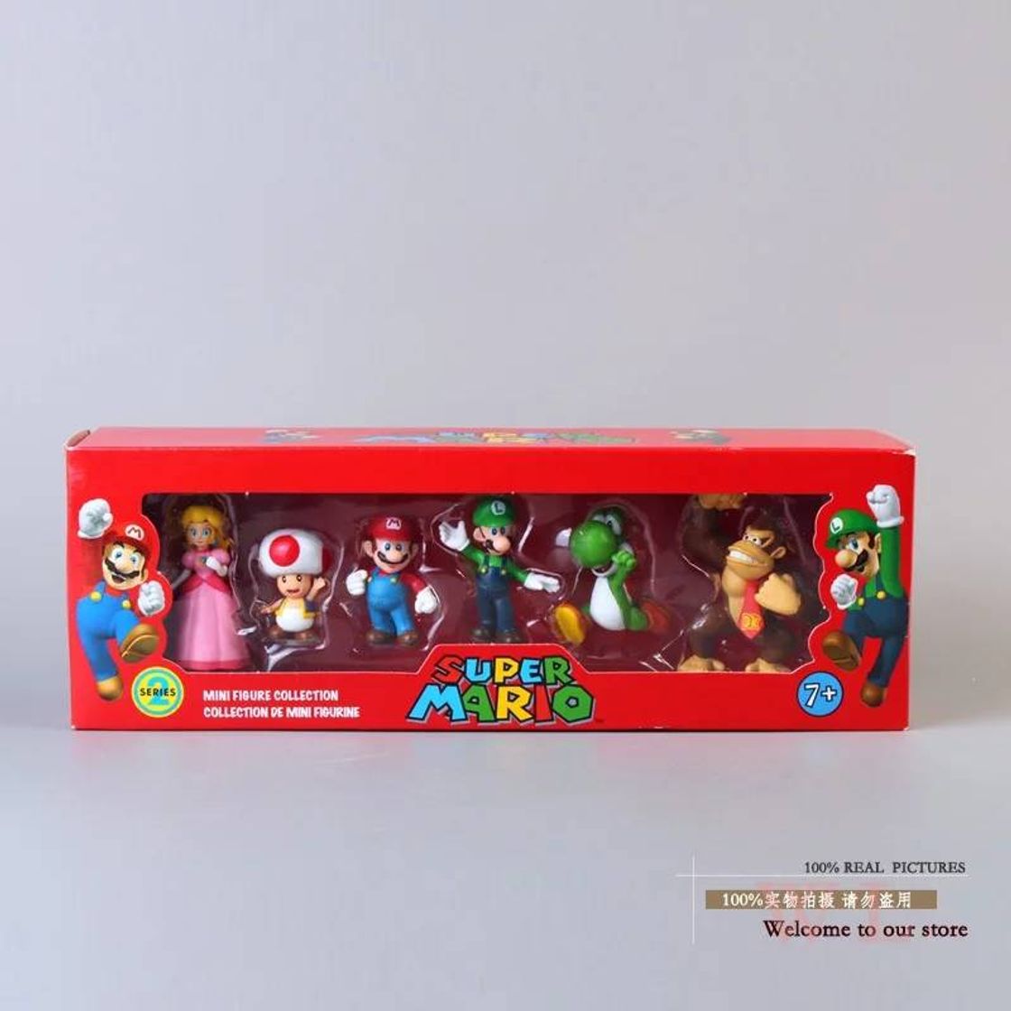 Moda Figuras de acción Mario Bros, 6 unid- 5 tipos. 