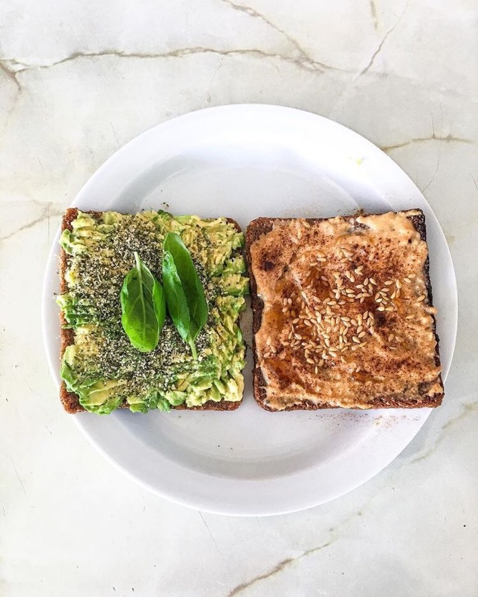 Avocado vs Peanut Butter toast