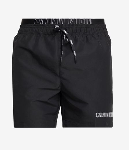 Fashion Calvin Klein Swimwear MEDIUM DOUBLE WAISTBAND - Bañador ...