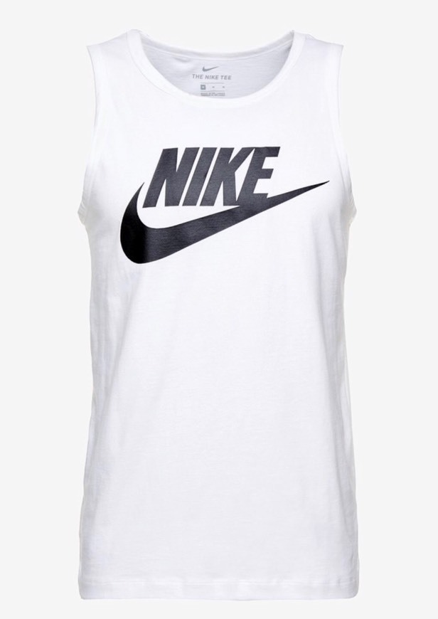 Social Nike Sportswear TANK ICON FUTURA - Top - white/black - Zalando.es