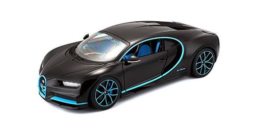 Bburago Bugatti Chiron en escala 1:18 en negro