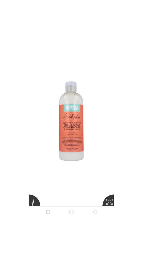 Product Shea Moisture Coconut & Hibiscus Curl Acondicionador

