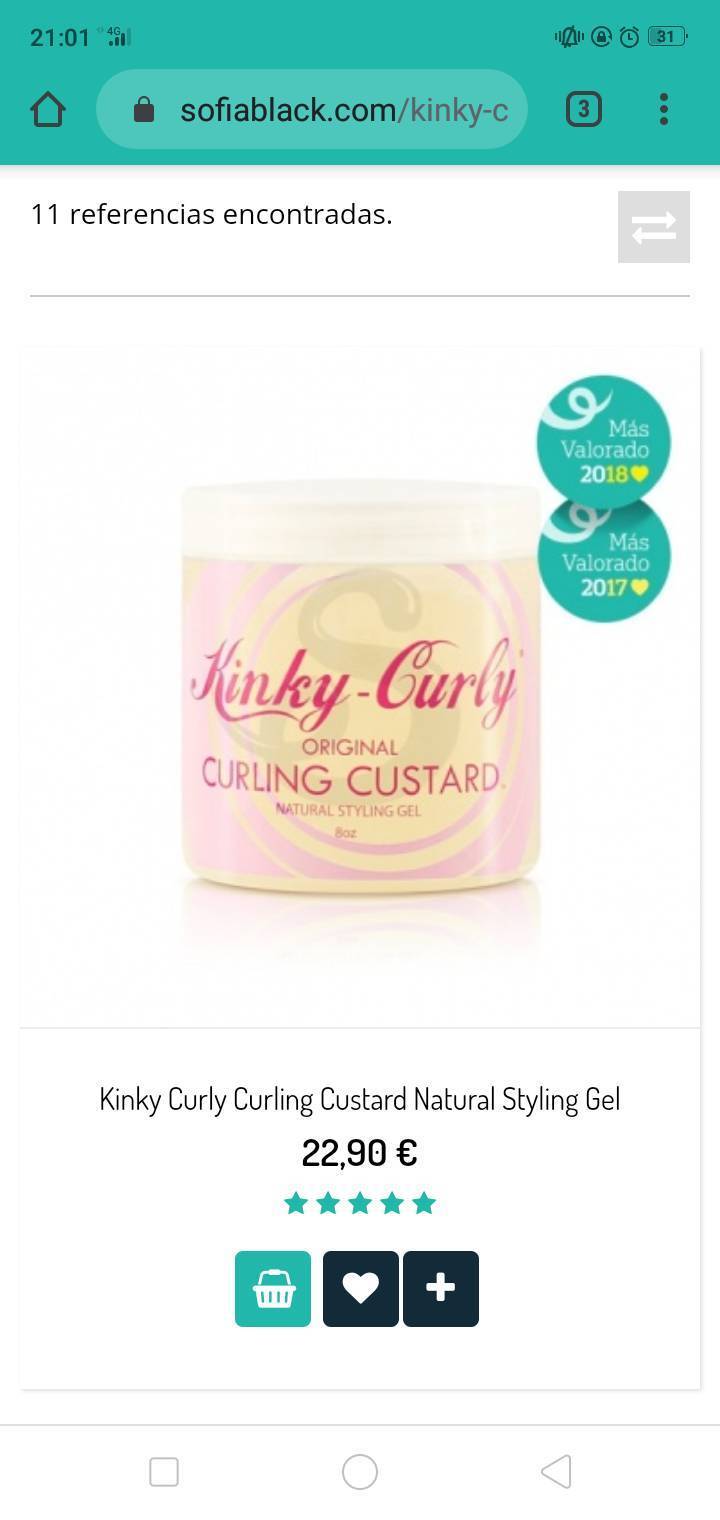 Product Kinky Curly Natural Styling Gel