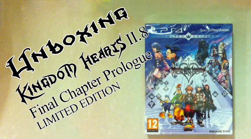 Fashion Unboxing Kingdom Hearts 2.8 Final Chapter Prologue L.E.