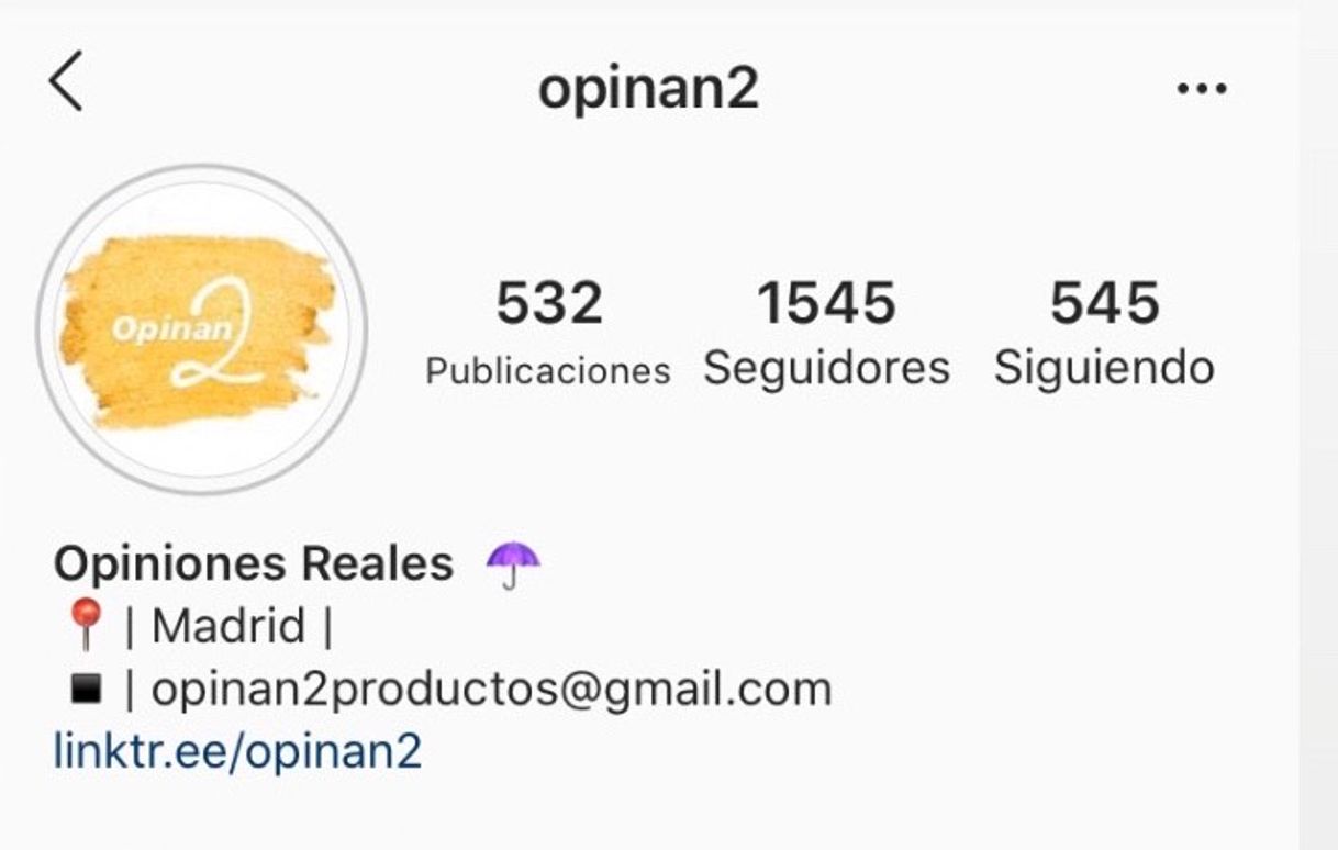 Social Opinan2 productos