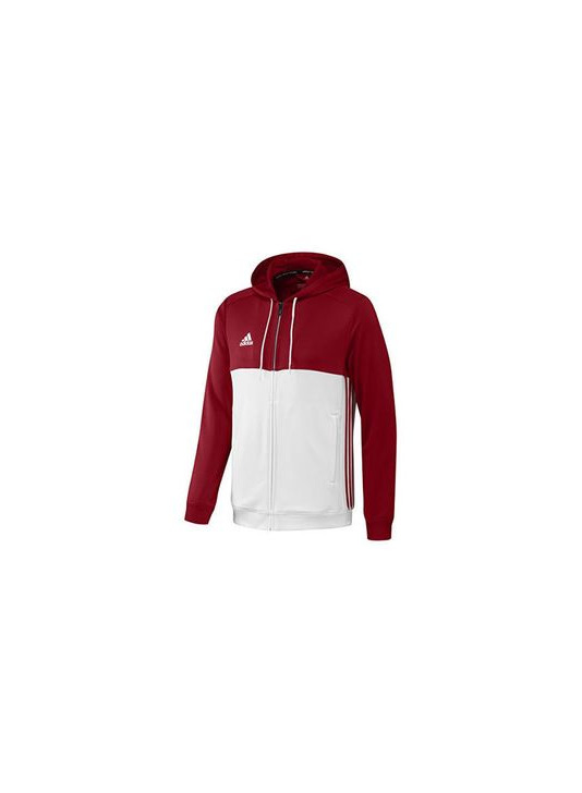 Fashion adidas para Hombre con Capucha T16 Power Red/White Talla