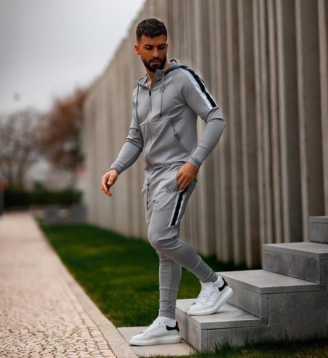 Social Fato treino cinza Siksilk 