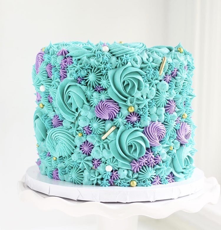 Social Mermaid cake 🧜‍♀️🎂