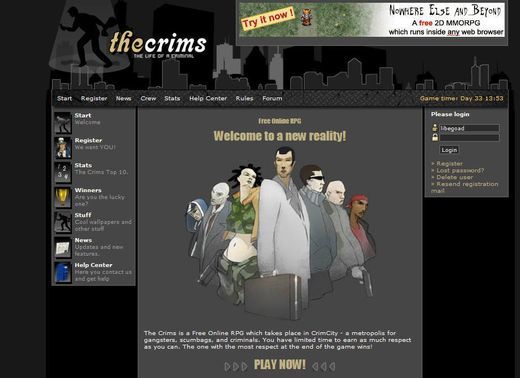 Fashion The Crims - Free Online RPG