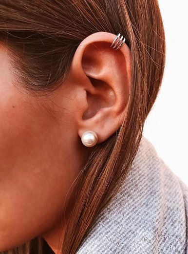 Social Brincos em prata 