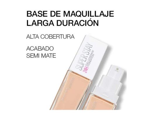 Maybelline Base de Maquillaje Superstay 24H Cobertura Total