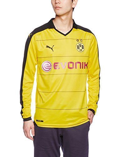 PUMA 2015-2016 Borussia Dortmund Home Long Sleeve Shirt