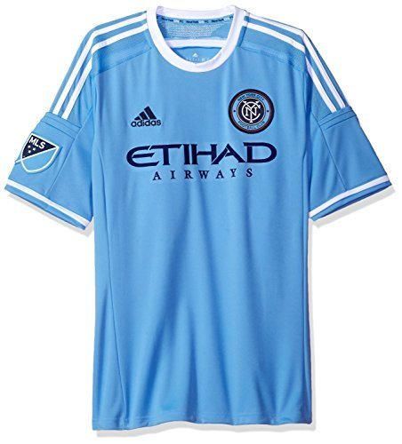 adidas New York City FC MLS Performance Réplica Jersey Camiseta – Light Blue