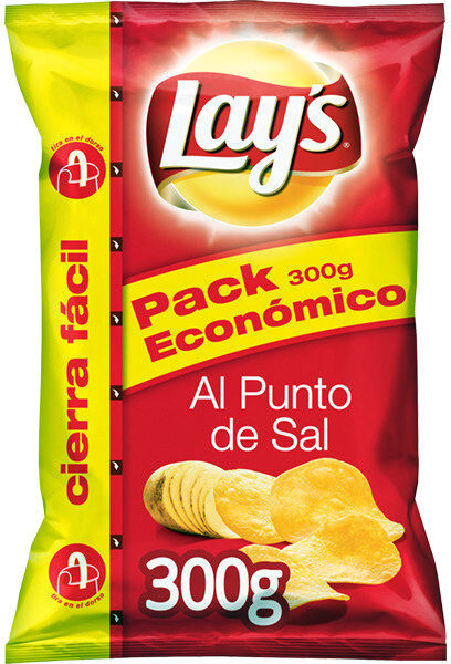 Producto Lays al punto de sal 