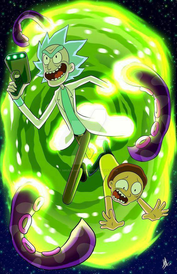 Moda Wallpaper Rick and Morty