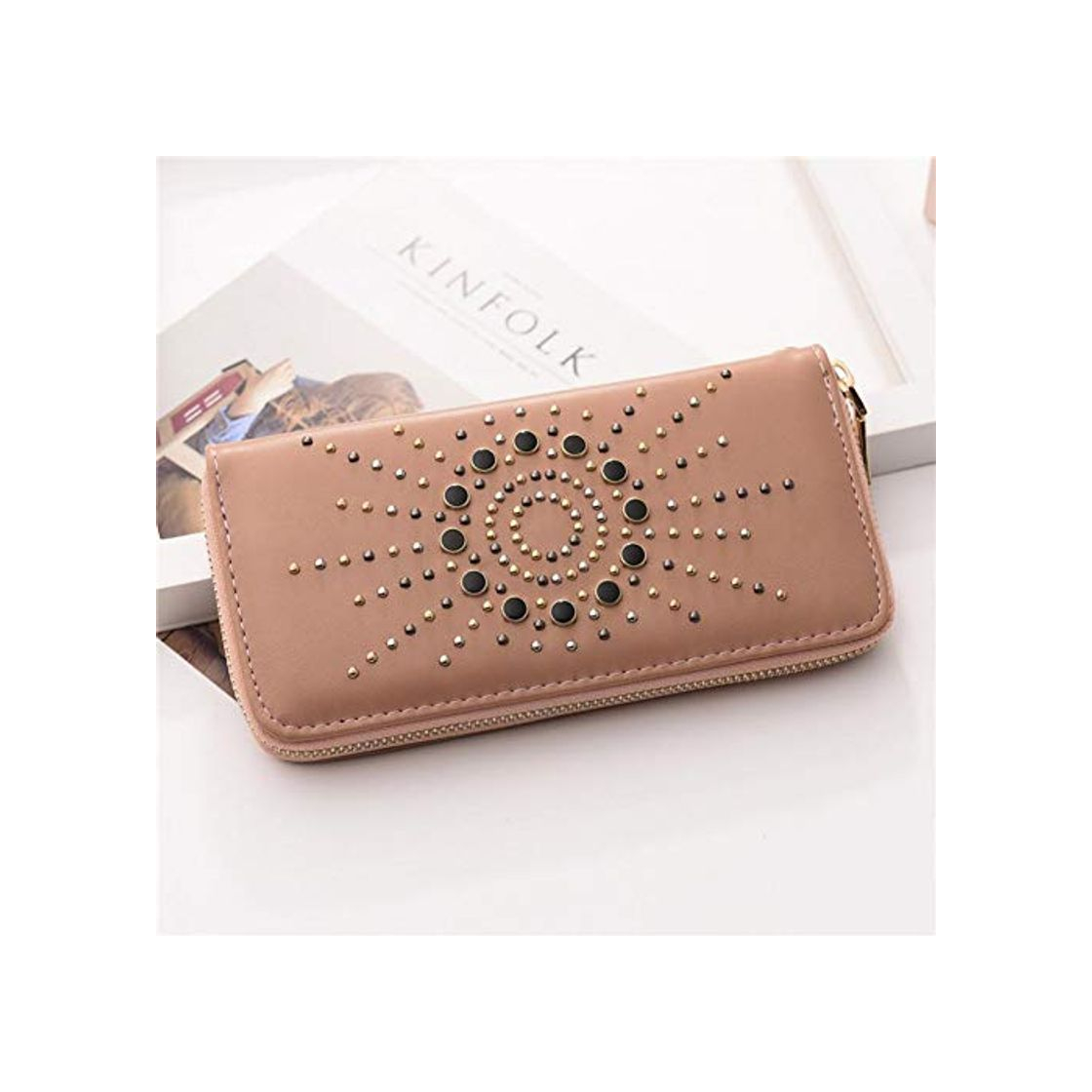 Producto ZMMQBD Monedero de Mujer de Moda Monedero Femenino Muñeca Lisa Monedero de