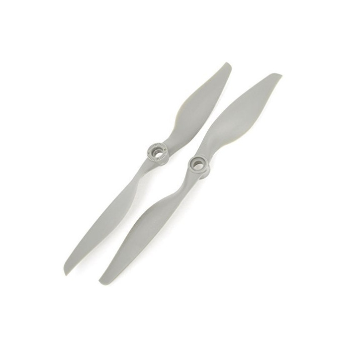 Producto 2 Pcs 7x5 cinza de plástico 2-Vanes RC Hélice