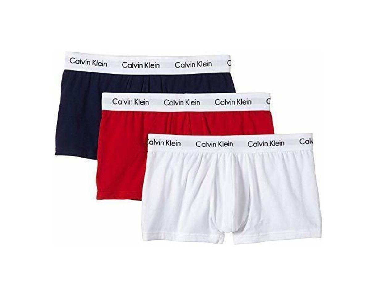 Social Calvin Klein 3p Low Rise Trunk Bóxer, Multicolor