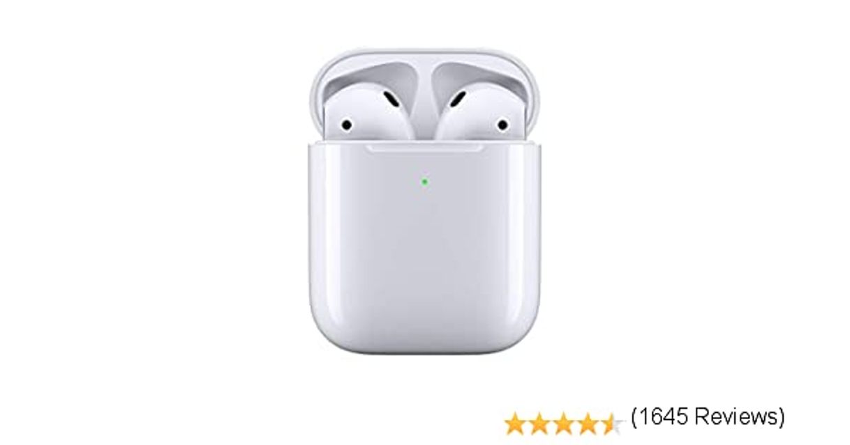 Social Apple AirPods con estuche de carga inalámbrica (2.ª generación ...