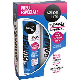 R$ 16,90 Kit Shampoo + Condicionador 🆘 Bomba 200 ml - Salon