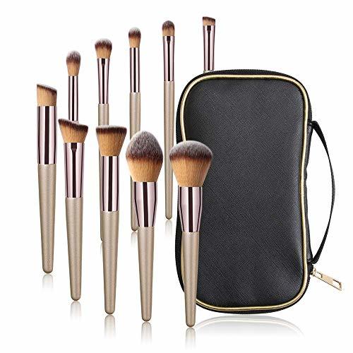 Productos MAANGE 10 Pieces Brocha de Maquillaje Pinceles de maquillaje Set Premium Synthetic