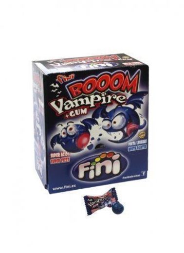 Fini – Boom Vampire – ftalatos con Chicle Relleno – Caja con 200 Unidades