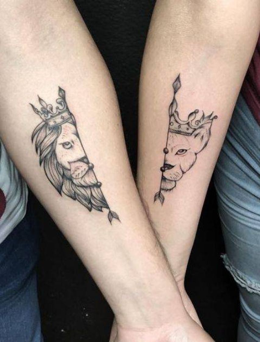 Moda Tatoo de casal🖤