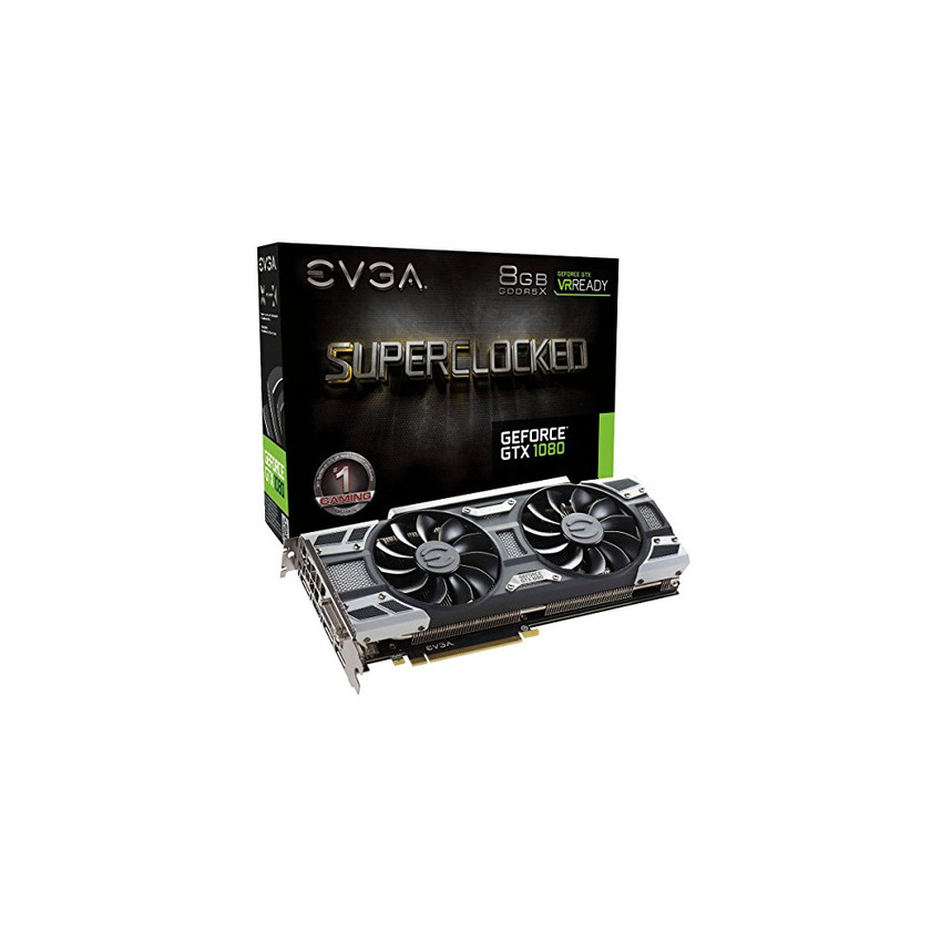 Electrónica EVGA NVIDIA GTX 1080 - Memoria GDDR5X de 8 GB