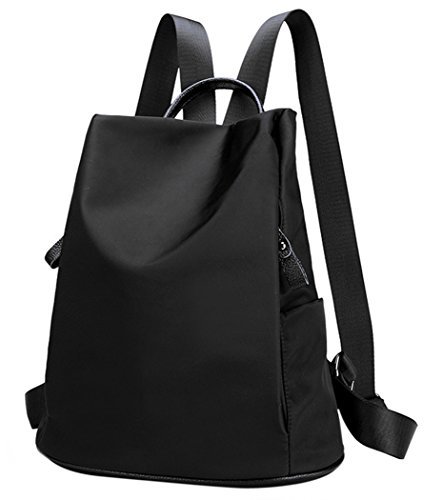 Place Mochila Mujer, Coofit Mochila Escolar Casual Multifunción Bolso Mochila Negro Actualizar Mochila