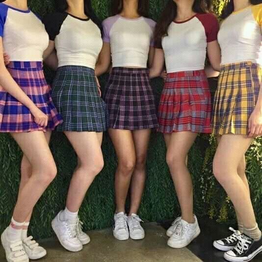 Place Dastrues Summer Women Mini Pleated Skirt High Waist School Girl Skater Tennis