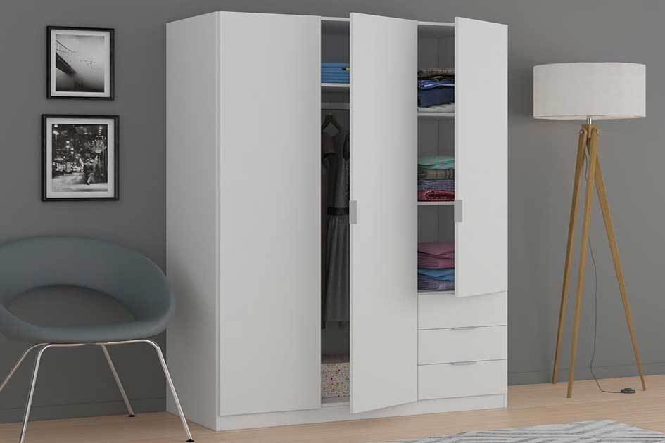 Elemento de la categoría hogar Habitdesign 00X222R - Armario ropero de 2 Puertas, Mueble Armario con 2