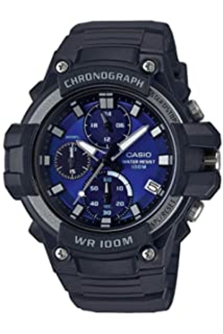 Social Casio Reloj Analógico para Hombre de Cuarzo con Correa en Acero Inoxidable