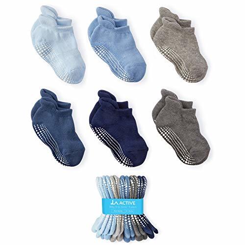 Producto LA Active Tobillera Calcetines Antideslizantes - 6 Pares - para Bebé Niños