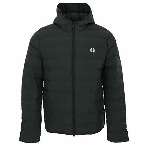 Moda FRED PERRY Insulated Hooded Jacket Abrigos Hombres Negro