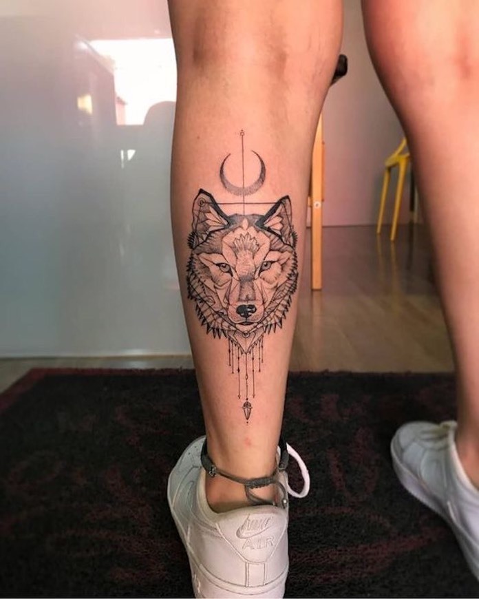 Moda Tatuagem de lobo🐺