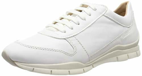 Places Geox D Sukie C, Zapatillas para Mujer, Blanco