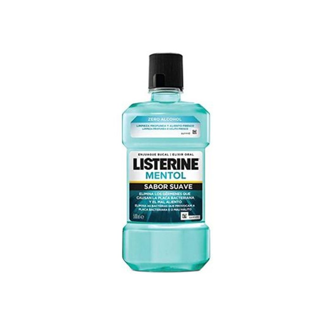 Social Listerine - Enjuague Bucal Mentol Sabor Suave